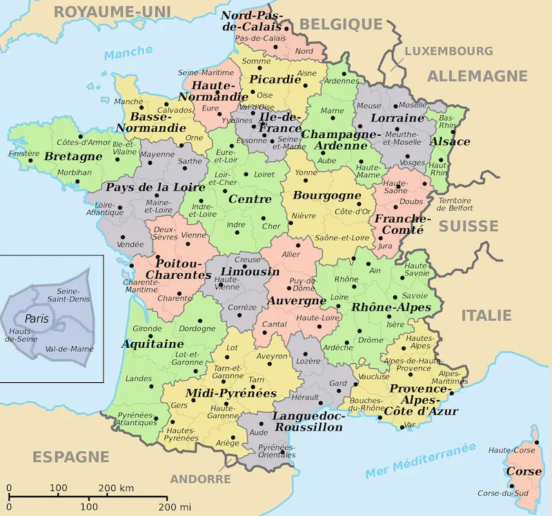 Carte de France des bureaux d’étude géotechnique