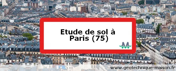Etude de sol en Paris (75)