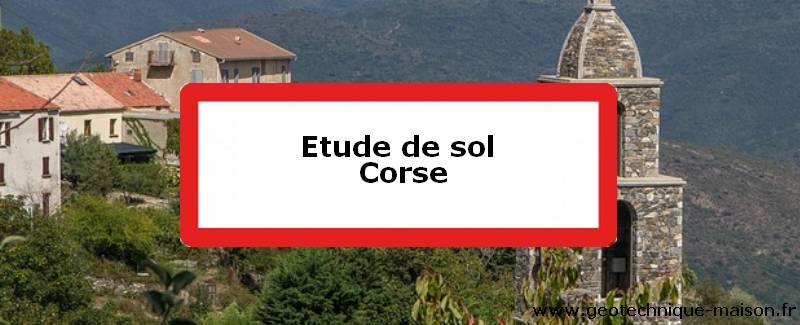 Etude de sol en Corse